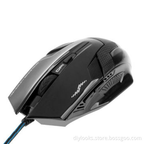 High Speed Wired Gaming Optical Mouse with LED Backlight